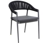 Fauteuil de jardin MWH Camarillo - Gris Chiné