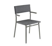 Fauteuil De Jardin - Oron - - Gris Obsidian - Lafuma Mobilier