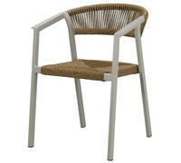Fauteuil de jardin Proloisirs Gabriel - Crème / Naturel