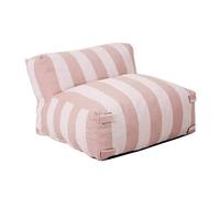 Fauteuil de jardin rayé pour canapé modulable rose poudré Mixi, Oviala
