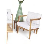 Fauteuil de jardin rembourré Fauteuil de relaxation Balcon Terrasse Outdoor Lounge Chaise