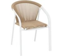 Fauteuil de jardin Riu miel et blanc Hespéride