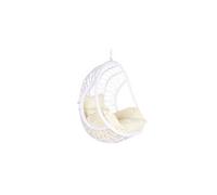 Fauteuil de jardin suspendu DKD Home Decor 90 x 70 x 110 cm Métal rotin synthétique Blanc