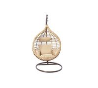 Fauteuil de jardin suspendu DKD Home Decor Beige 90 x 70 x 110 cm