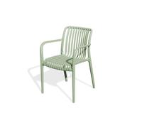 Fauteuil de jardin TIAGO en Polypropylène vert olive
