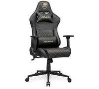 Fauteuil de jeu - COUGAR - Armor One V2 Gold F - Cuir synthétique - Accoudoirs réglables - Capacité 120 kg
