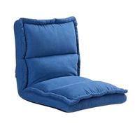 Fauteuil de Jeu Pliable et rembourré avec Dossier - Canapé Confortable pour Adultes, idéal pour Lire, méditer ou Dormir (Bleu)