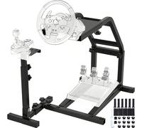 Fauteuil de jeu vidéo À propos de ce produitSupport de volant de course universellement compatible avec de nombreux volants, pédales et leviers de vitesse grâce à ses trous de fixation pré-percés. Sel