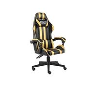Fauteuil de jeux vidéo Noir et doré Similicuir20520