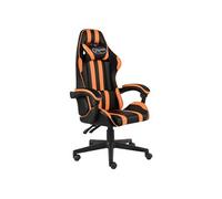 Fauteuil de jeux vidéo Noir et orange Similicuir20524