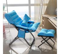 Fauteuil de lecture confortable et inclinable portable pour chambre à coucher et salon, chaise de soleil élégante pour la détente, idéale pour une utilisation en intérieur et en extérieur