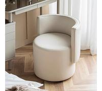 Fauteuil de maquillage élégant avec dossier en peluche pour salle de bain, chambre à coucher et salon - Design élégant Couleur : rotatif Taille : A