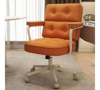 Fauteuil de maquillage pivotant réglable avec roulettes et fonction d'inclinaison, tabouret ergonomique pour une assise confortable