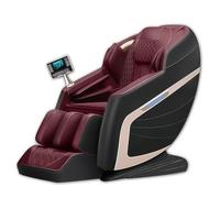 Fauteuil De Massage À Pression Zéro,Fauteuil Inclinable Avec Rouleaux Shiatsu Et Repose-jambes Allongés.(Red)