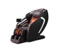 VEVOR Fauteuil de massage Rail SL 4D inclinable Zéro gravité Voix IA Chauffage 36 airbags écran LCD