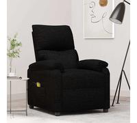 Fauteuil de Massage Chaise Siège Inclinable Intérieur Marron Tissu vidaXL