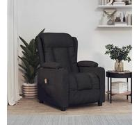 Fauteuil de Massage Chaise Siège Inclinable Salon Gris Clair Tissu vidaXL