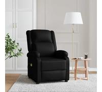Fauteuil de Massage Chaise Siège Salle de Séjour Salon Crème Similicuir vidaXL