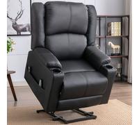 Fauteuil de massage COMHOMA Fauteuil relax électrique XL, capacité 200 kg, confortable et doux, fauteuil ergonomique inclinable pour personnes âgées
