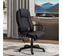 Fauteuil de Massage de Bureau Vinsetto à Hauteur Réglable, 60x74x106-116cm, Noir