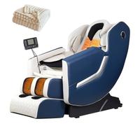 Fauteuil de massage. Fonction de thérapie thermique shiatsu pour tout le corps Convient pour une utilisation à la maison ou au bureau(Blue)