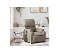 Fauteuil de massage inclinable Cappuccino Similicuir373447