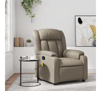 Vidaxl Fauteuil De Massage Inclinable Cappuccino Similicuir