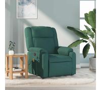Fauteuil de Massage Inclinable Chaise Siège Salle de Séjour Noir Tissu vidaXL