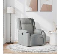 Fauteuil de Massage Inclinable Chaise Siège Salle de Séjour Noir Tissu vidaXL