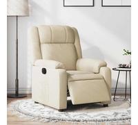 Fauteuil de Massage Inclinable Chaise Siège Salle de Séjour Noir Tissu vidaXL