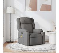 Fauteuil de Massage Inclinable Chaise Siège Salle de Séjour Noir Tissu vidaXL