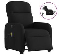 Fauteuil de massage inclinable Crème Tissu fauteuil de massage fauteuil vidaXL