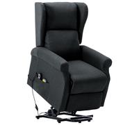 Fauteuil De Massage Inclinable Gris Fonc? Tissu - Vidaxl Gris