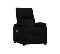 Fauteuil de massage Noir Tissu
