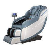 Fauteuil De Massage Par Acupression 4D Avec Fonction SL-track Et Scan Corporel, Équipé D'airbags Chauffants Et De 12 Programmes De Massage.(Bianco)