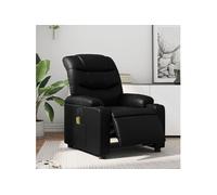 Fauteuil de massage, relaxation électrique similicuirnoir