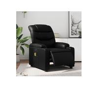 Fauteuil de massage, relaxation électrique similicuirnoir