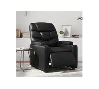 Fauteuil de massage, relaxation électrique similicuirnoir