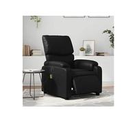 Fauteuil de massage, relaxation électrique similicuirnoir