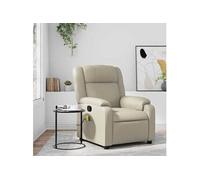 Fauteuil de massage, relaxation similicuir crÃme