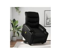 Fauteuil de massage, relaxation similicuirnoir