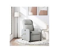 Fauteuil de massage, relaxation tissu wolk gris