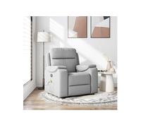 Fauteuil de massage, relaxation tissu wolk gris