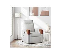 Fauteuil de massage, relaxation tissu wolk gris