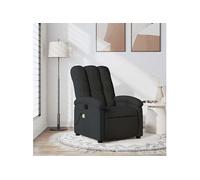 vidaXL Fauteuil de massage inclinable Noir Tissu