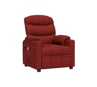 Fauteuil de Massage Gris Clair Tissu Siège Salon Maison Salle de Séjour vidaXL