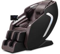 Fauteuil de massage VEVOR Fauteuil de massage intégral Zero Gravity avec rail SL & mode yoga-stretch, fauteuil de relaxation avec chauffage & pédale rétractable