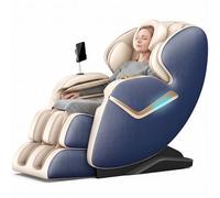 Fauteuil de Massage Zéro Gravité SL-Track avec Scan Corporel IA, Massage Shiatsu Intégral, Chaleur Thérapeutique, Audio Bluetooth, Gain de Place pour Maison(Blue)
