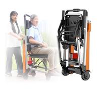 Fauteuil De Montée Et De Descente D'escaliers Sans Effort,Monte-Escaliers Électriques, Équipés D'une Batterie Amovible Et Supportant Une Charge Maximale De 100 Kg (220 Lb) 13AH