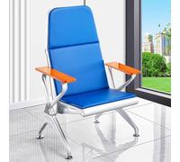 Fauteuil de Phlébotomie Bariatrique,fauteuil Médical en Cuir À Grande Capacité de Charge Avec Assise Rembourrée,chaises D'accueil Et de Salle D'attente,pour Cliniques (Single solid wood armrest)